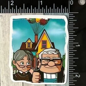 🌀10/$10🌀 Disney Pixar Up Reusable Waterproof Vinyl Sticker Decal